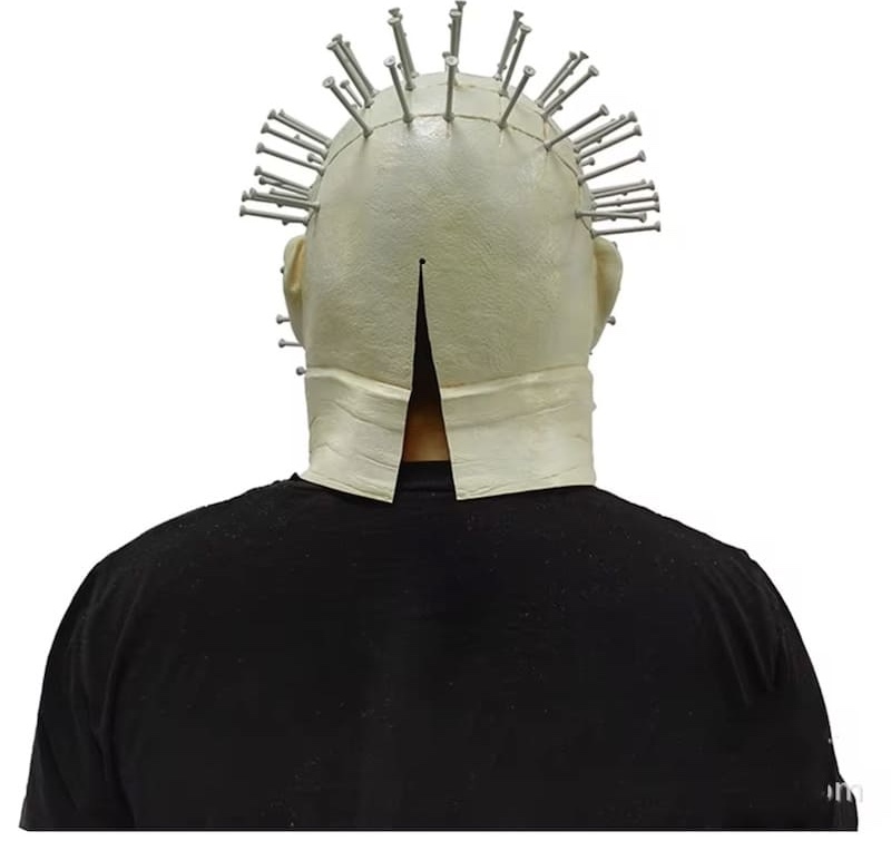 Masque d'horreur Pinhead Hellraiser pour le visage en latex de silicone