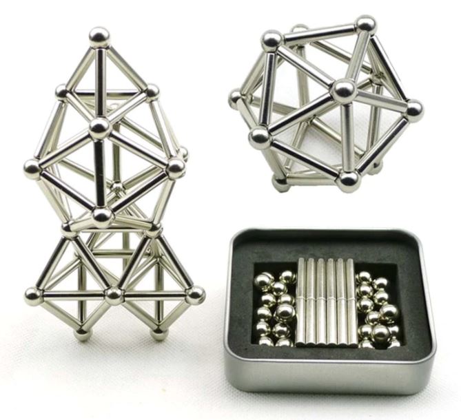 5 mm de billes magnétiques Cube Gadget Fidget jouets aimants de