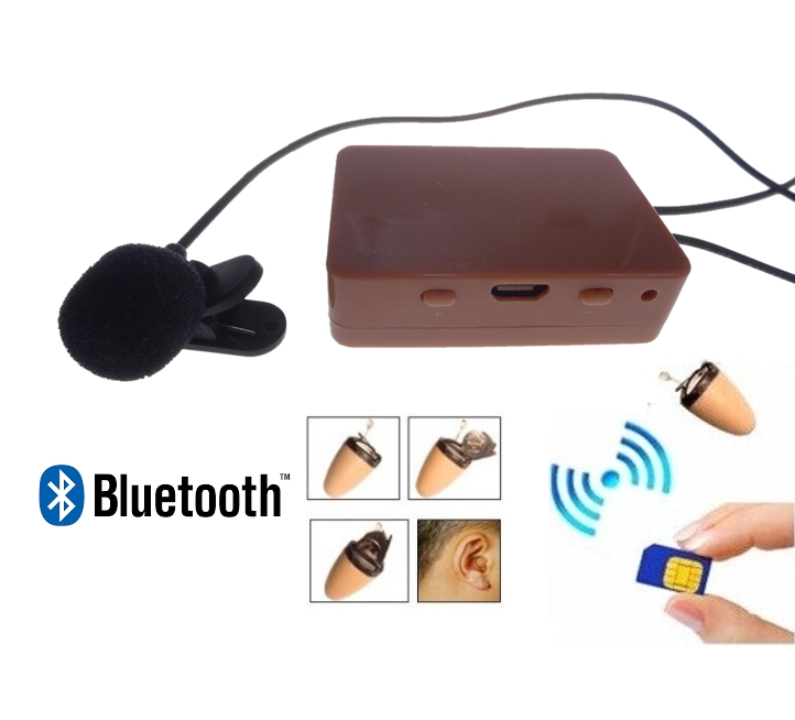 La plus récente oreillette espion 2024 + Bluetooth 10W