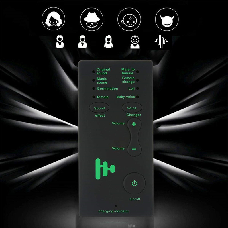 Mini modulateur de changement de voix Portable M1 avec fonctions vocales  réglables et ordinateur de téléphone