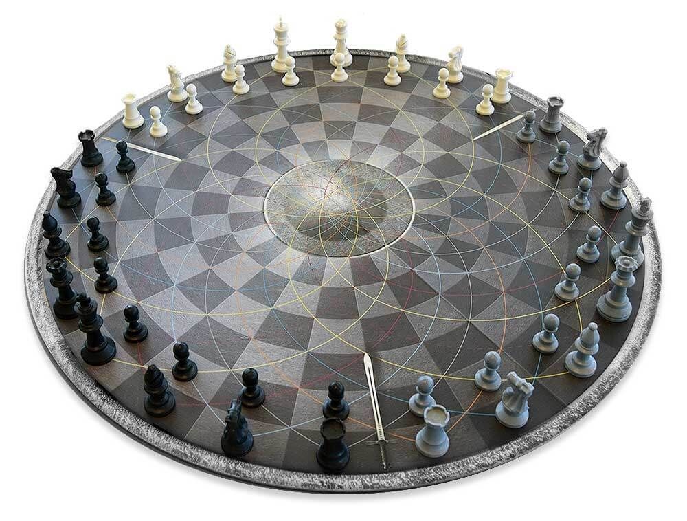 Tour d'échecs pour 3 joueurs (personnes)