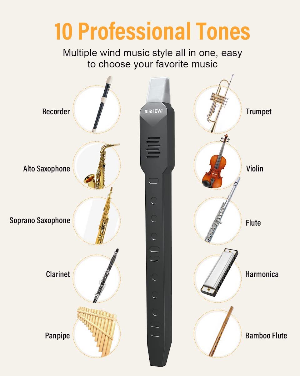 Le Sylphyo, un instrument à vent électronique 