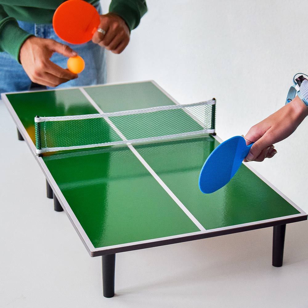 Oreiller de corps Ping-pong raquettes et balles 