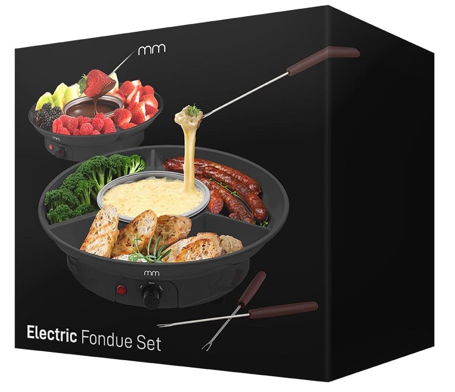 Ensemble électrique pour fondue au chocolat et au fromage, kit de fabrication de pot